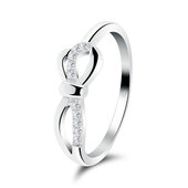 Shining Ribbon Silver Ring NSR-729